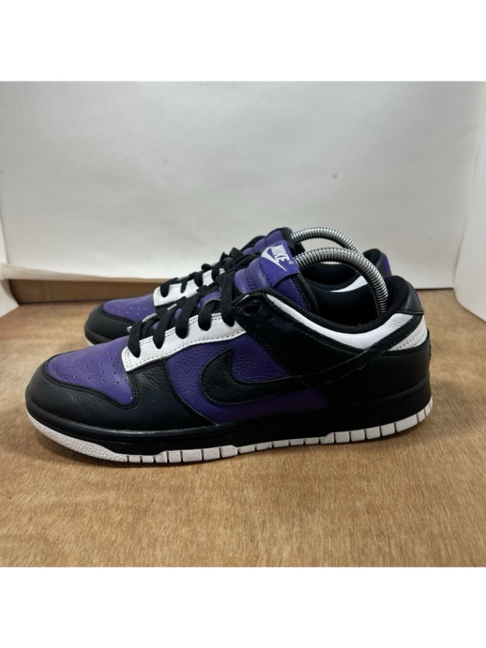 Nike Dunk Low ID Purple Black Shoes FN0569-900 Mens Size 8.5 Baltimore Ravens